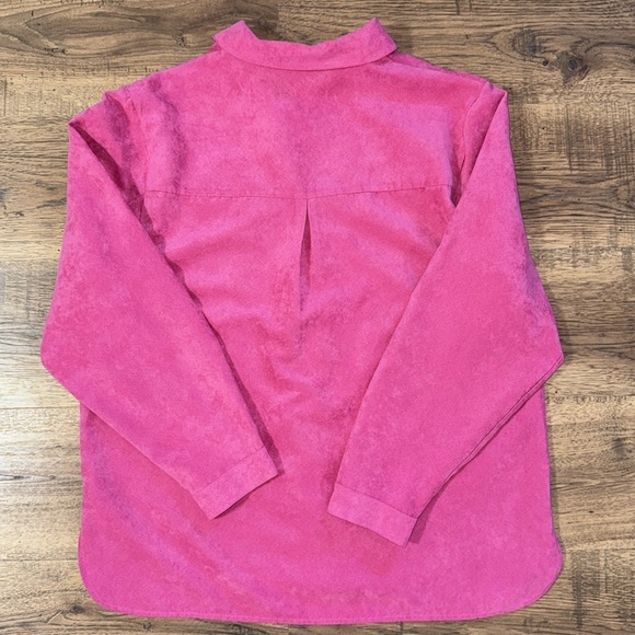 STUDIO WORKS Fuchsia Button-Down Shirt - Picture 8 of 8